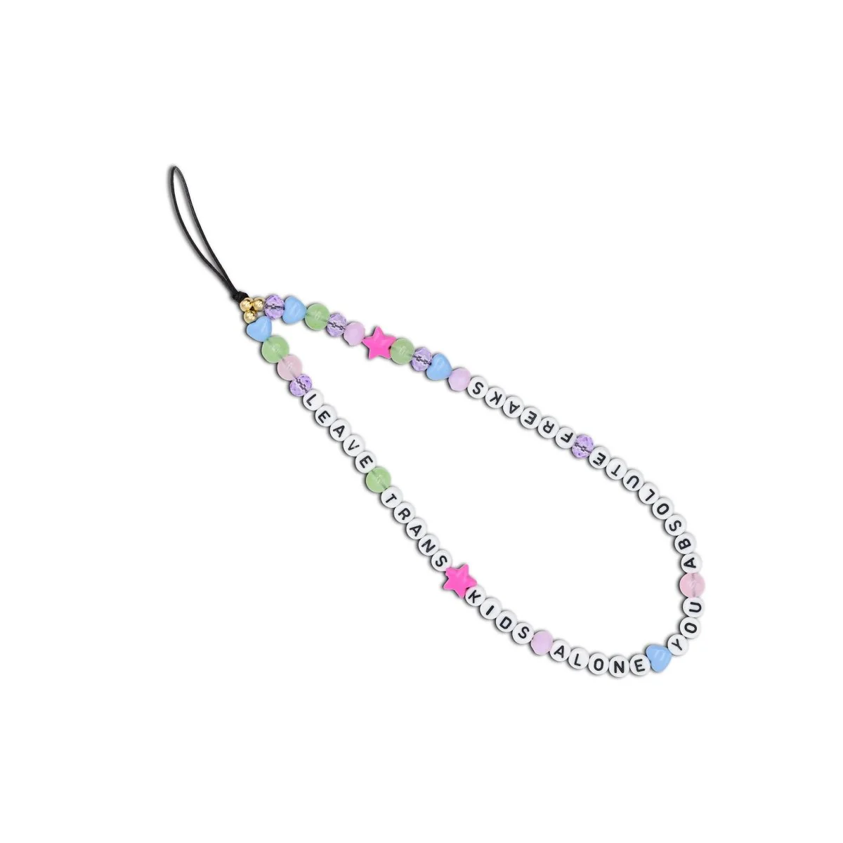 Leave Trans Kids Alone Phone Chain - Image 3